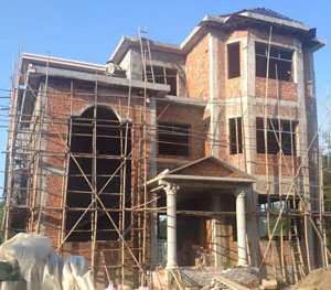 福建客户三层复式旋转楼梯案例