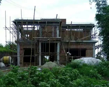 【永云案例】江西农村李先生自建小别墅施工照片