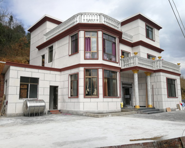 AT069法式风格三层带露台豪华别墅真实施工案例图欣赏