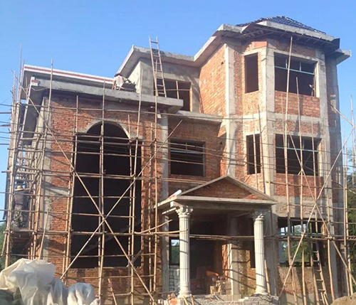 别墅建筑施工中最常用的三种砖墙砌法