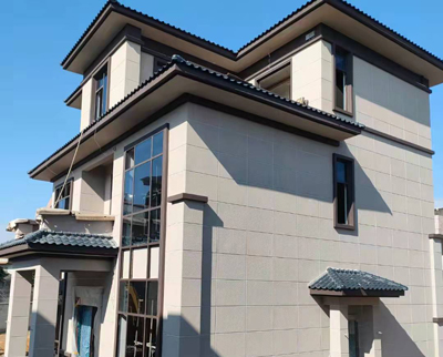 广东湛江钟先生AT1913系列新中式别墅实建施工案例带装修欣赏