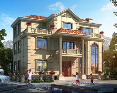 永云别墅AT276三层豪华楼中楼复式楼中楼别墅建筑设计图纸14.7mx12m