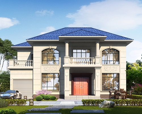 AT2943美观实用带车库新农村自建房二层小别墅设计全套施工图纸16x10.35米